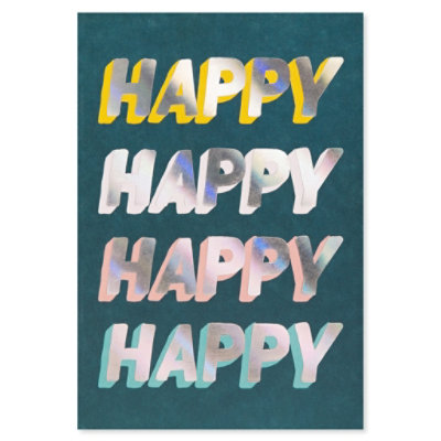 American Greetings Happy Happy Happy Birthday Card - Each - Image 5