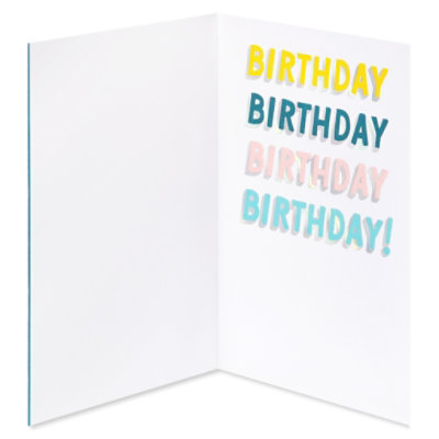 American Greetings Happy Happy Happy Birthday Card - Each - Image 3