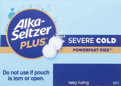 Alka Seltzer Plus Cold Powerfast Orange - 24 Count - Image 1