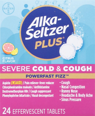 Alka Seltzer Plus Cold Cough Powerfast - 24 Count - Image 2