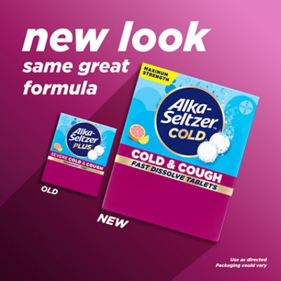 Alka Seltzer Plus Cold Cough Powerfast - 24 Count - Image 2