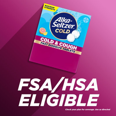 Alka Seltzer Plus Cold Cough Powerfast - 24 Count - Image 6