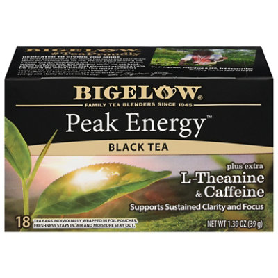 Bigelow Black Tea Peak Energy 18bg - 1.39 OZ - Image 1