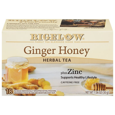 Bigelow Tea Ging Honey Plus Zinc - 1.06 OZ - Image 1