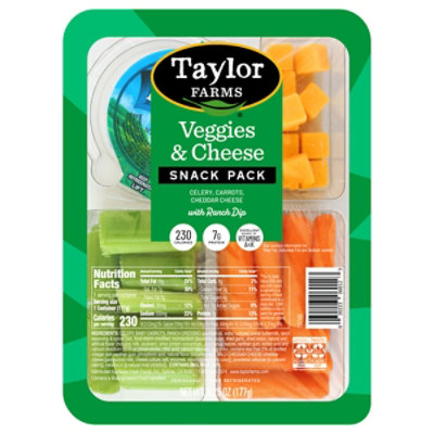 Taylor Farms Veggies & Cheese Snack - 6.25 OZ - Image 2