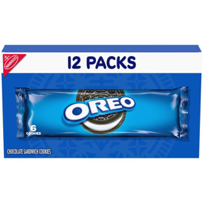 OREO Chocolate Sandwich Cookies Snack Packs - 12-2.4 Oz - Image 1