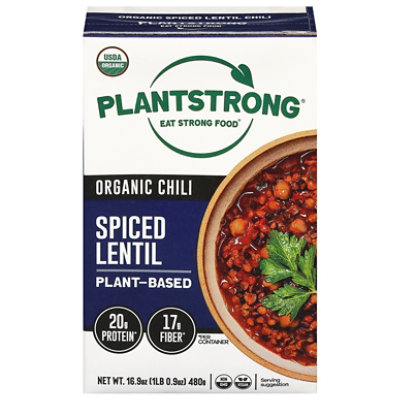 Plantstrong Chili Spiced Lentil - 16.9 FZ - Image 2