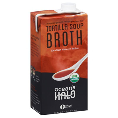 Oceans Halo Broth Tortilla Soup - 32 OZ - Image 1