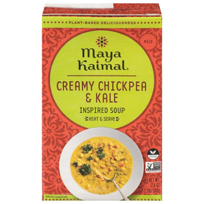 Maya Kaimal Soup Creamy Chickpea And Kale - 17.6 OZ - Image 3