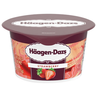 Haagen-dazs Strawberry Cultured Creme, 4oz - 4 OZ - vons