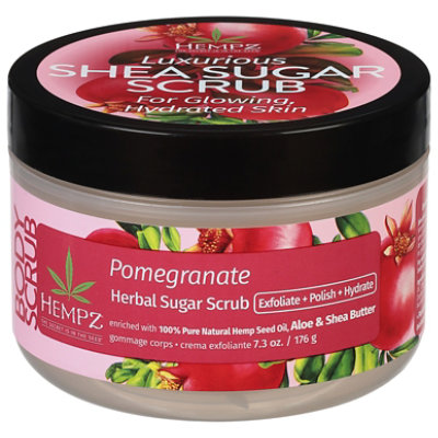 Hempz Scrub Body Pomegranate Herbal 7.3 Oz. - 7.3 OZ - Image 3