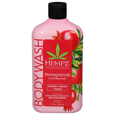 Hempz Body Wash Pomegranate Herbal - 17 FZ - Image 3