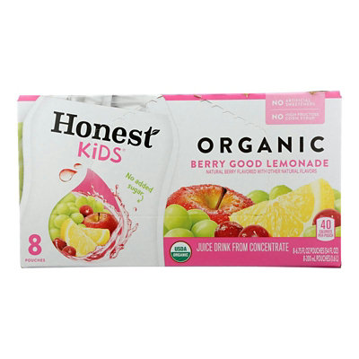 Honest Kids Organic Juice Drink - Berry Good Lemon - 4 Packs Total (54 Fl oz Per Pack) - Image 1