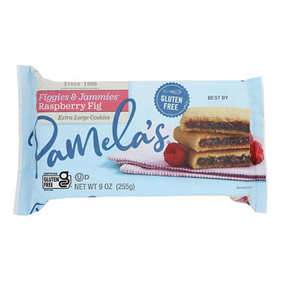 Pamela's Products - Figgies and Jammies - Raspberry - 9 oz. (Pack of 6) - Image 1