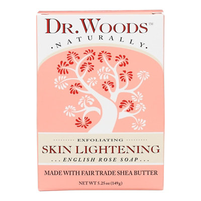 Dr. Woods Bar Soap Skin Lightening English Rose - 5.25 oz - Image 1