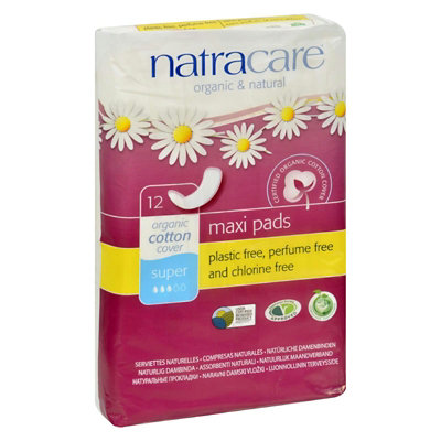 Natracare Natural Maxi Pads Super - Image 1