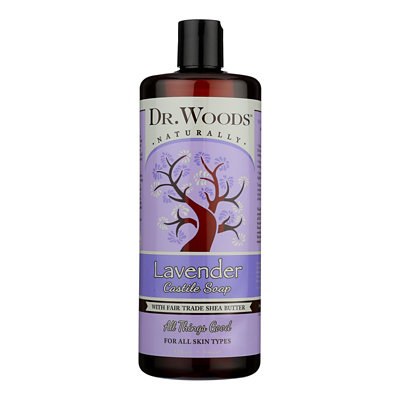 Dr. Woods Shea Vision Soothing Lavender Castile Soap - 32 oz - Image 1
