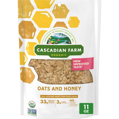 Cascadian Farm Organic Oats And Honey Granola - 11 OZ - Image 3