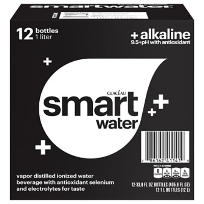 Smartwater Alkaline With Antioxidants - 12-33.8 Fl. Oz. - Image 3