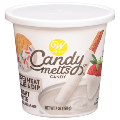 Wilton Candy Melt Bright White Tub 7oz - 7 OZ - Image 3