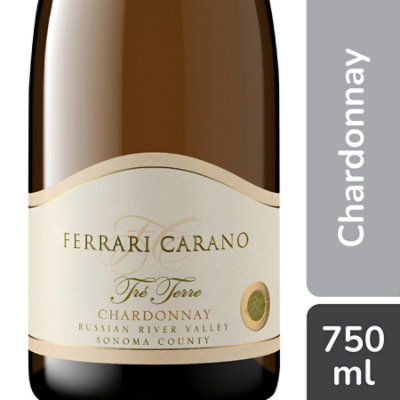 Ferrari Carano Chard Tre Terre  Wine - 750 ML - Image 1