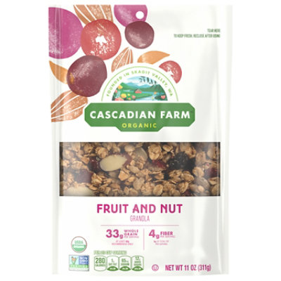 Cascadian Farm Organic Fruit And Nut Granola - 11 OZ - Image 1