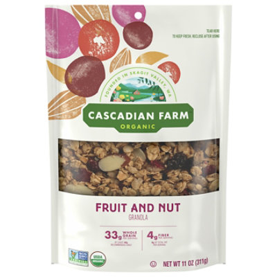 Cascadian Farm Organic Fruit And Nut Granola - 11 OZ - Image 1