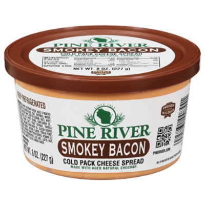 Pine River Cheese Spread Smokey Bacon - 8 OZ - Image 1