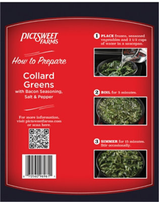 Pictsweet Farms Seasoned Vegetables For Southern Cooking, Collard Greens, Frozen, 16 Oz - 16 OZ - Image 6