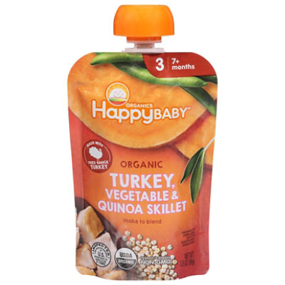 Happy Baby Org Svy Trky Veg & Quin Skl - 3.5 OZ - Image 3