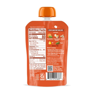 Happy Baby Organics Turkey Vegetable & Quinoa Skillet - 3.5 Oz - Image 2