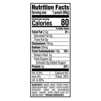 Happy Baby Organics Turkey Vegetable & Quinoa Skillet - 3.5 Oz - Image 3
