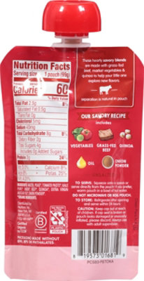 Happy Baby Org Svy Beef Veg & Quin Stw - 3.5 OZ - Image 6