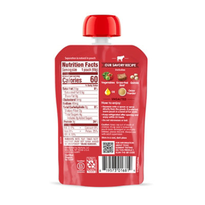 Happy Baby Organics Beef Vegetable & Quinoa Stew - 3.5 Oz - Image 2