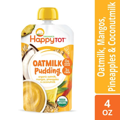 Happy Tot Organics Oatmilk Pudding Mango Pineapple Coconut Milk - 4 Oz - Image 1