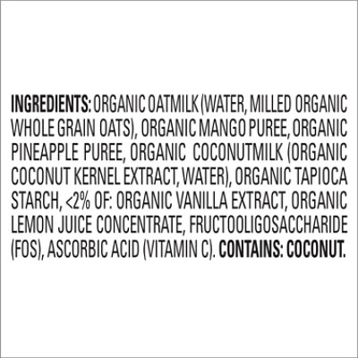 Happy Tot Organics Oatmilk Pudding Mango Pineapple Coconut Milk - 4 Oz - Image 4