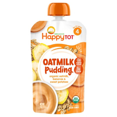 Happy Tot Organics Oatmilk Pudding Ban & Sweet Potato - 4 Oz - Image 1