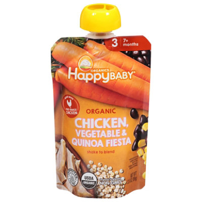 Happy Baby Org Svy Chkn Veg & Quin Fst - 3.5 OZ - Image 3