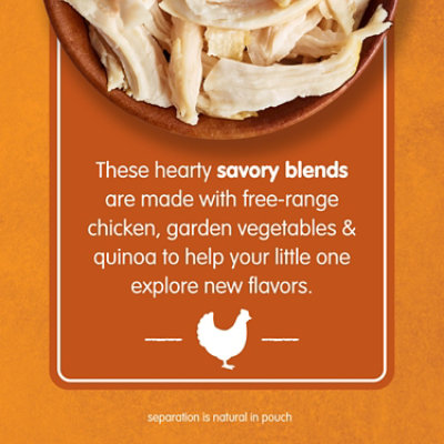 Happy Baby Organics Chicken Vegetables & Quinoa Fiesta Organic Baby Food Pouch - 3.5 Oz - Image 2