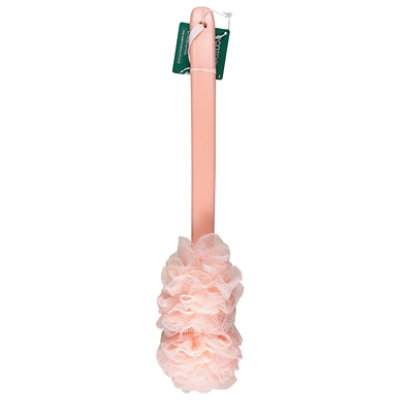 2 In 1 Bath Brush Pink Cream - EA - Image 1