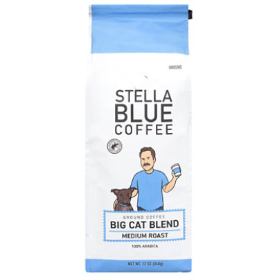 Stella Blue Ground Coffee Big Cat - 12 OZ - Image 1