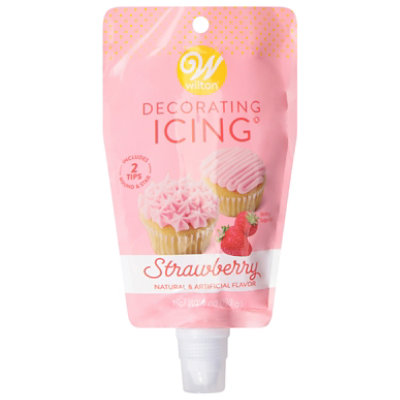 Wilton Strawberry Icing Pouch With Tips - 7 OZ - Image 3