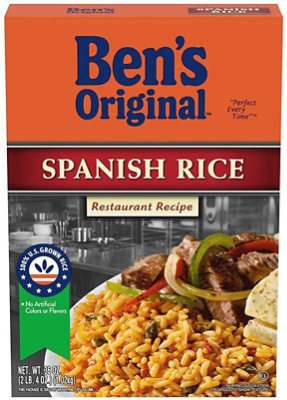 Bens Original Rice - Spanish - 6 Packs Total (36 oz Per Pack) - Image 1