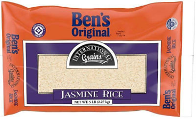 Bens Original International Grains -  Jasmine Rice - 2 Packs Total (5 lb Per Pack) - Image 1