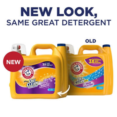 Arm & Hammer Liquid Detergent Plus Oxi Clean With Odor Blasters, Fresh Burst - 138 Fl. Oz - 138 FZ - Image 2