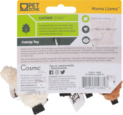 Pet Zone Mama Llama 2pk Cat Toy - EA - Image 4