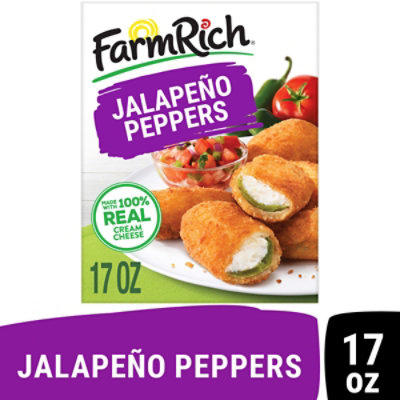 Farm Rich Breaded Jalapeno Peppers Filled With Cream Cheese - 17 OZ - Image 1