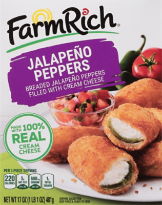 Farm Rich Breaded Jalapeno Peppers Filled With Cream Cheese - 17 OZ - Image 2