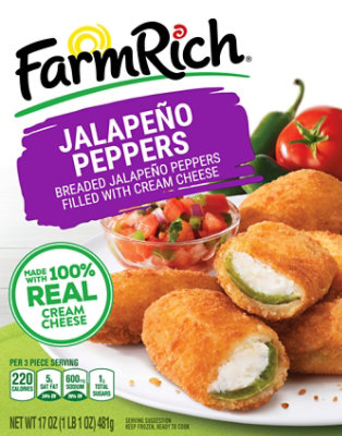 Farm Rich Breaded Jalapeno Peppers Filled With Cream Cheese - 17 OZ - Image 7