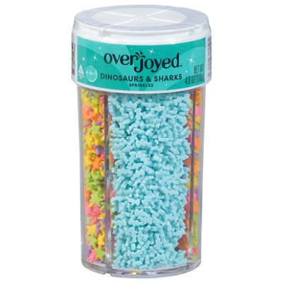 Overjoyed 4-in-1 Dinosaurs & Sharks Sprinkles - 4.6 Oz - Image 1